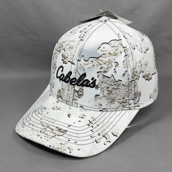 Bass Pro Shops Other - Cabelas Snapback Hat Cap White TrueTimber Camouflage Tundra Fishing Outdoor Mens